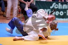 Judo Damen DJK Ingolstadt - PTSV Hof - Kratky Josephine (weiß DJK Ing oben) - Foto: Jürgen Meyer