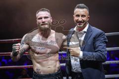 NIGHT 4 FIGHT, Stadttheater Ingolstadt, Kickboxen, K1, Europameisterschaft - Vincent Ludwig (Ingolstadt) Sieger nach Punkten mit Atila Dikilitas