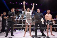 Gladiator Fightnight 2025 -  Festsaal Stadttheater Ingolstadt; WKU Profi-Europameistertitel bis 72,5 kg! Im Rampenlicht: Albijon Morina vs. Mateusz Janik. Sieger nach Punkten Albijon Morina