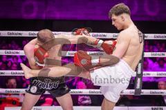 Gladiator Fightnight 2025 -  Festsaal Stadttheater Ingolstadt; WKU Profi-Europameistertitel bis 72,5 kg! Im Rampenlicht: Albijon Morina vs. Mateusz Janik. Sieger nach Punkten Albijon Morina