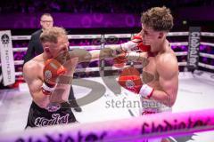 Gladiator Fightnight 2025 -  Festsaal Stadttheater Ingolstadt; WKU Profi-Europameistertitel bis 72,5 kg! Im Rampenlicht: Albijon Morina vs. Mateusz Janik. Sieger nach Punkten Albijon Morina