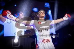 Gladiator Fightnight 2025 -  Festsaal Stadttheater Ingolstadt; WKU Profi-Europameistertitel bis 72,5 kg! Im Rampenlicht: Albijon Morina vs. Mateusz Janik. Sieger nach Punkten Albijon Morina
