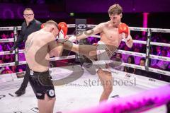 Gladiator Fightnight 2025 -  Festsaal Stadttheater Ingolstadt; WKU Profi-Europameistertitel bis 72,5 kg! Im Rampenlicht: Albijon Morina vs. Mateusz Janik. Sieger nach Punkten Albijon Morina