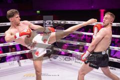 Gladiator Fightnight 2025 -  Festsaal Stadttheater Ingolstadt; WKU Profi-Europameistertitel bis 72,5 kg! Im Rampenlicht: Albijon Morina vs. Mateusz Janik. Sieger nach Punkten Albijon Morina
