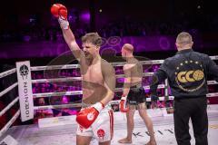 Gladiator Fightnight 2025 -  Festsaal Stadttheater Ingolstadt; WKU Profi-Europameistertitel bis 72,5 kg! Im Rampenlicht: Albijon Morina vs. Mateusz Janik. Sieger nach Punkten Albijon Morina