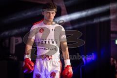 Gladiator Fightnight 2025 -  Festsaal Stadttheater Ingolstadt; WKU Profi-Europameistertitel bis 72,5 kg! Im Rampenlicht: Albijon Morina vs. Mateusz Janik. Sieger nach Punkten Albijon Morina
