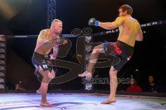 MMA - Young Blood Night - YBN Championship -77 kg - MARIO WITTMANN Ingolstadt gegen VLADIMIR FEDIN aus St. Petersburg, Russland - links Wittmann und rechts Fedin