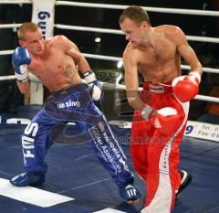 Kickboxen Weltmeisterschaft - Johannes Wolf : Alexander Shamray, Sieger nach Punkten Johannes Wolf