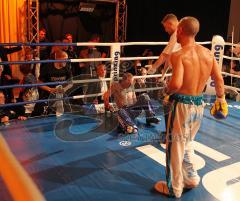 Kickboxen - WAKO - Weltemeisterschaft - Johannes Wolf - Daniel Martins Titelverteidiger - Wolf rutschte permanent auf dem Boden aus