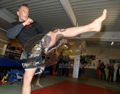 Pressetraining Bushido - Weltmeister Lorand Sachs