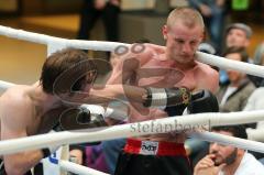 Kickboxen - Weltmeisterschaft - ISKA - Johannes Wolf gegen Marvin Falk (F) - Auch der Fransose Marvin Falk kam öfter durch die Deckung