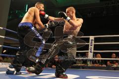 Kickbox Weltmeisterschaft - Titelverteidigiung - Johannes Wolf (GER) - Ilias El Hajoui (NL) - Sieger nach Punkten Johannes Wolf. Letzter Kampf Abschied