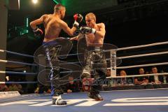 Kickbox Weltmeisterschaft - Titelverteidigiung - Johannes Wolf (GER) - Ilias El Hajoui (NL) - Sieger nach Punkten Johannes Wolf. Letzter Kampf Abschied