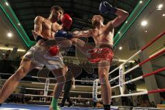 Kickbox Weltmeisterschaft - Titelverteidigiung - Johannes Wolf (GER) - Ilias El Hajoui (NL) - Sieger nach Punkten Johannes Wolf. Letzter Kampf Abschied - Vorkämpfe Impressionen