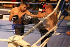 Kickbox Weltmeisterschaft - Titelverteidigiung - Johannes Wolf (GER) - Ilias El Hajoui (NL) - Sieger nach Punkten Johannes Wolf. Letzter Kampf Abschied - Hartes Gefecht