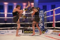 Kickboxen - Thaiboxen - Stekos Fight Night - Hauptkampf - WKU Weltmeisterschaft (10 x 2min.) Kickboxen - 57,5 kg - links Julia Irmen (GER) vs. Mellony Geugjes (NL)