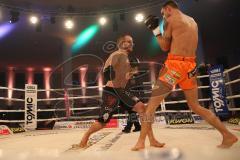 Kickboxen - Thaiboxen - Stekos Fight Night - WKU Weltmeisterschaft (5 x 3 min.) Thaiboxen K1 - 76 kg - Dardan Morina (GER) vs. Michal Halada (SVK) - Dardan Morina