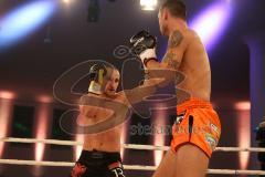 Kickboxen - Thaiboxen - Stekos Fight Night - WKU Weltmeisterschaft (5 x 3 min.) Thaiboxen K1 - 76 kg - Dardan Morina (GER) vs. Michal Halada (SVK) - Dardan Morina