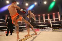 Kickboxen - Thaiboxen - Stekos Fight Night - WKU Weltmeisterschaft (5 x 3 min.) Thaiboxen K1 - 76 kg - Dardan Morina (GER) vs. Michal Halada (SVK) - Dardan Morina
