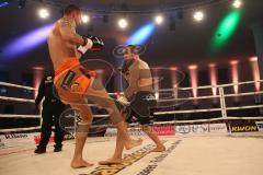 Kickboxen - Thaiboxen - Stekos Fight Night - WKU Weltmeisterschaft (5 x 3 min.) Thaiboxen K1 - 76 kg - Dardan Morina (GER) vs. Michal Halada (SVK) - Dardan Morina