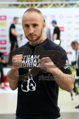 Stekos Fight Night 2016 in Ingolstadt - offizielles Wiegen - Hauptkampf - Thaiboxen K1 - David Dardan Morina (GER)