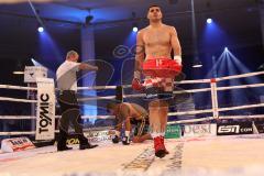 Stekos Fight Night - Postpalast - Kickboxen - Boxen - K1 - Boxkampf - Filberto Tovar (MEX) schwarze Hose gegen Filip Hrgovic (CRO) rote Hose, Sieger Hrgovic