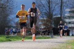 Lifepark Max Ingolstadt - 3. Donaudammlauf - 1. Lauf des Sport IN Laufcups 2023 - 2. Sieger Nr. 298 Ostermeir Lukas (SC Delphin Ingolstadt) - 3. Sieger Nr. 227 Muck Sebastian ( Sport IN Lauftreff) - Foto: Jürgen Meyer