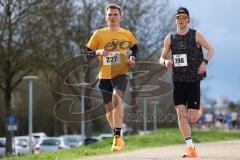 Lifepark Max Ingolstadt - 3. Donaudammlauf - 1. Lauf des Sport IN Laufcups 2023 - 2. Sieger Nr. 298 Ostermeir Lukas (SC Delphin Ingolstadt) - 3. Sieger Nr. 227 Muck Sebastian ( Sport IN Lauftreff) - Foto: Jürgen Meyer