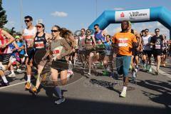 Halbmarathon 2026 - Halbmarathon 2026  - Start - Cornelia Griesche #1 MTV Ingolstadt - Liepold Kristin #13 SC Delphin Ingolstadt - Basener Lisa #7 MTV Ingolstadt - Foto: Meyer Jürgen
