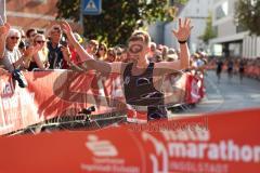 Halbmarathon 2026 - Halbmarathon 2026  - Chris Göltl #3 MTV Ingolstadt - 1. Sieger - im Zieleinlauf - XXXXX - Foto: Meyer Jürgen