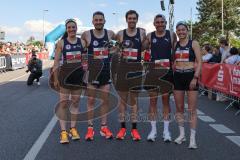 Halbmarathon 2026 - Halbmarathon 2026  - Cornelia Griesche #1 MTV Ingolstadt - Basener Lisa #7 MTV Ingolstadt - Friedrich Dominik #4 - Fontana Fabian #5 - Götz Sebsatian #6 - Foto: Meyer Jürgen