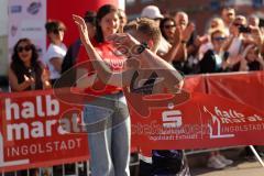 Halbmarathon 2026 - Halbmarathon 2026  - Chris Göltl #3 MTV Ingolstadt - 1. Sieger - im Zieleinlauf - XXXXX - Foto: Meyer Jürgen