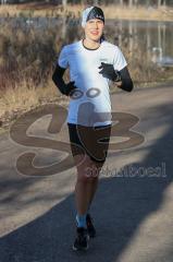 Solo heißt Solo - Silvesterlauf mit Spendenaktion, organisiert von Benjamin Zieghaus  und Sebastian Mahr - Im Bild Magdalena Reichhold - Foto: Jürgen Meyer