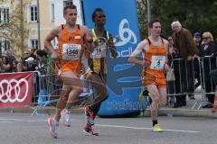 ODLO Halbmarathon Ingolstadt 2016 - Nr. 1346 Markus Stöhr - Nr 6 Heiko Middelhoff - Nr.16 Pauline Esikon - Foto: Jürgen Meyer
