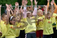 Halbmarathon - Aufwärmen mit Hans Lang