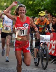 Halbmarathon - die Siegerin