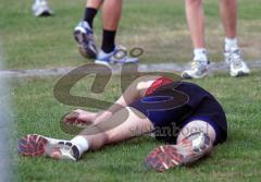 Halbmarathon - völlig erschöpft