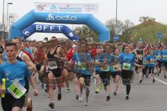 Halbmarathon in Ingolstadt 2013 - Start Masse