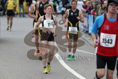 Halbmarathon in Ingolstadt 2013 - Petra Stöckmann vor dem Start