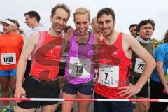 Halbmarathon in Ingolstadt 2013 - Felicity Milton die spätere Siegerin am Start