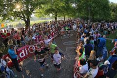 Halbmarathon Ingolstadt 2014 - Zieleinlauf, Sonnenuntergang, Emotionen