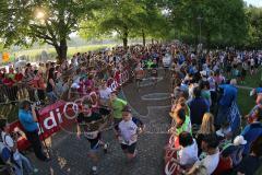 Halbmarathon Ingolstadt 2014 - Zieleinlauf, Sonnenuntergang, Emotionen