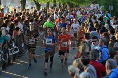 Halbmarathon Ingolstadt 2014 - Zieleinlauf, Sonnenuntergang, Emotionen