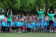 KidsRun und FitnessRun am Ingolstädter Halbmarathon 2014 - Klenzepark und Stadtmitte - Kinder Start 500 Meter