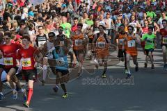 Halbmarathon Ingolstadt 2014 - Start, Sieger Mitiku Soboka Tulu (8) aus Rosenheim noch hinten