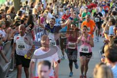 Halbmarathon Ingolstadt 2014 - Zieleinlauf, Sonnenuntergang, Emotionen