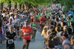 Halbmarathon Ingolstadt 2014 - Zieleinlauf, Sonnenuntergang, Emotionen