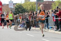ODLO-Halbmarathon Ingolstadt 2017 - Läufer auf der Strecke - 3. Sieger Hagen Brosius #2564 vom MTV 1881 Ingolstadt - Foto: Marek Kowalski
