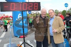 ODLO-Halbmarathon Ingolstadt 2017 - Sepp Mißlbeck beim Startschuß - Foto: Marek Kowalski