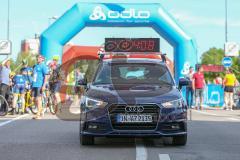 ODLO - Halbmarathon 2018 - Das Führungsfahrzeug Audi A1 - Foto: Jürgen Meyer